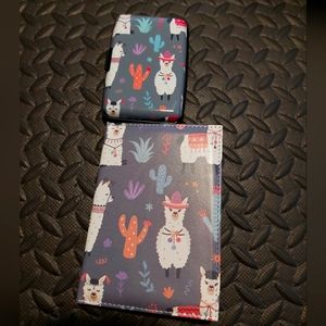 FREE with next  BUNDLE Llama & 🌵 passport holder & wallet.